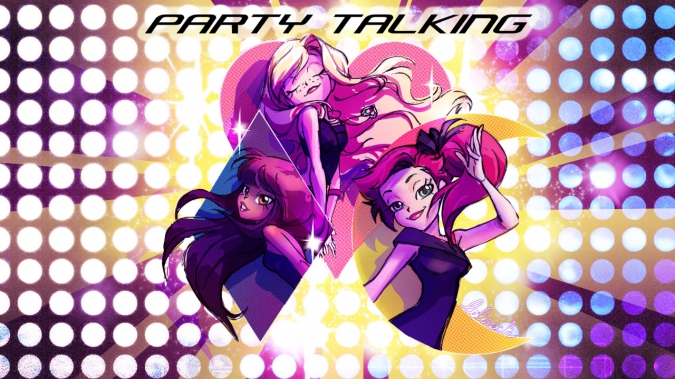 Лолирок - концепт арт обложки песни Party Talking