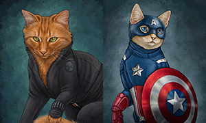 Кошки - Мстители и другие супер герои Марвел