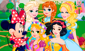 Игра для девочек: Экскурсия по миру Дисней Принцесс