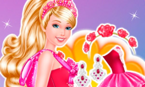 Игра для девочек: Одевалка Барби балерины