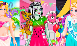 Игра мода для всех: Винкс, Барби, Принцесс и Монстер Хай