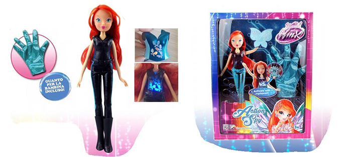 BLOOM ACTION SPY LIGHT UP кукла BLOOM ACTION SPY LIGHT UP кукла