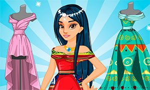 Игра: Шьем платье для принцессы Жасмин