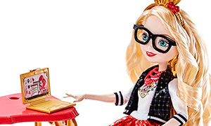 Новая кукла Эппл Вайт: Ever After High Back-To-School Room to Study