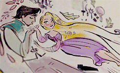 Романтичные моменты из мультфильма "Рапунцель: Новая история"