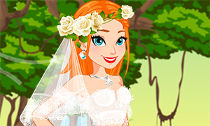 Игра Холодное Сердце: Свадьба принцессы Анны в стиле Бохо Шик