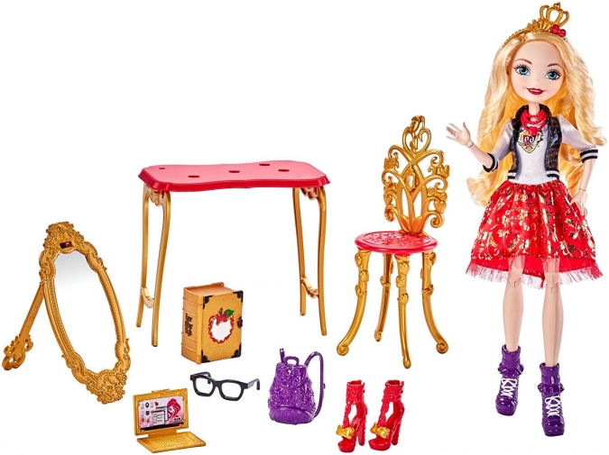 Новая кукла Эппл Вайт: Ever After High Back-To-School Room to Study