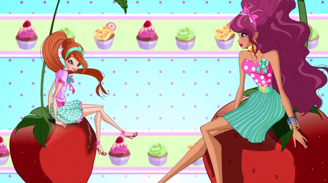 Мир Винкс 2 сезон: Винкс и тортики - новый "конфетно-фруктовый" стиль Винкс