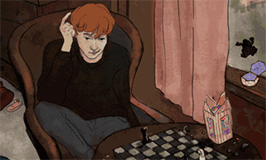 Гарри Поттер: Анимации - герои в комнатах
