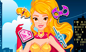 Игра для девочек: Создай свой аватар в стиле супер героини