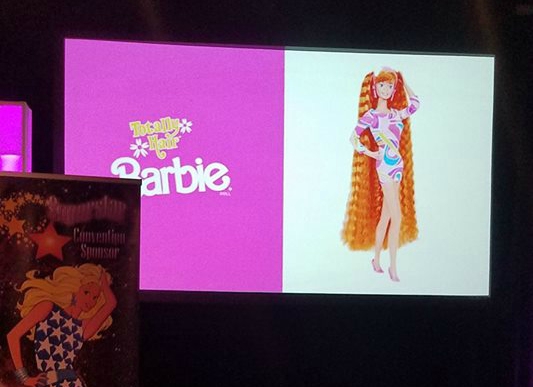 Рыжеволосая кукла Барби Totally Hair 2018