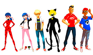 Леди Баг и Супер-Кот: Все персонажи на одной картинке - концепт арт