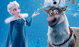 Олаф и Холодное Приключение: Новый постер с Эльзой и Анной