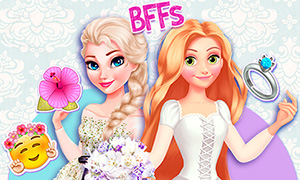 Игра Дисней Принцессы: Эльза помогает Рапунцель подготовиться к свадьбе