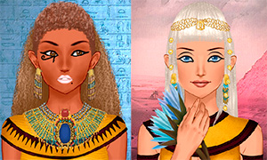 Игра мейкер: Создай свою древнюю египтянку