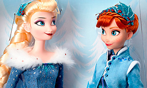 Олаф и Холодное Приключение: Первый взгляд на новые куклы Эльзы и Анны от Дисней