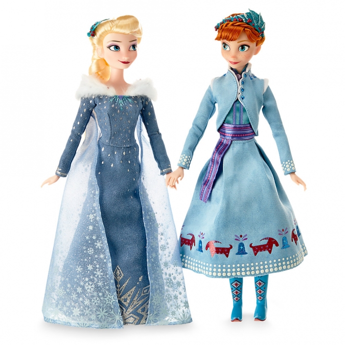 Куклы Эльза и Анна Олаф и Холодное Приключение