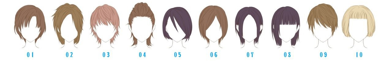 How to Draw Anime Hair in 3/4 View Step by Step - AnimeOutline How to draw anime