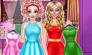 Игра: Блестящие платья для лучших подруг