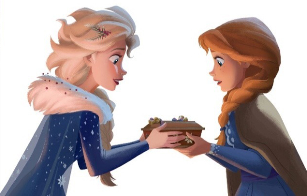 Холодное Сердце Холодное Приключение Эльза и Анна нашли шкатулку