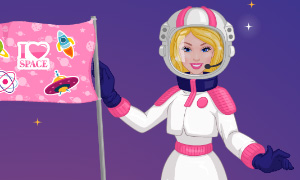 Игра для девочек: Барби космонавт