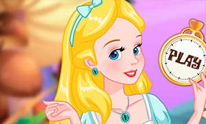 Игра для девочек: Романтичная одевалка Алисы из Страны Чудес