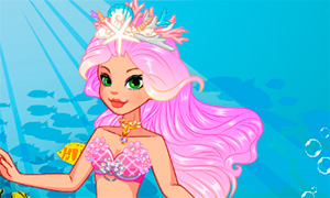 Игра для девочек: Одевалка красавицы русалки