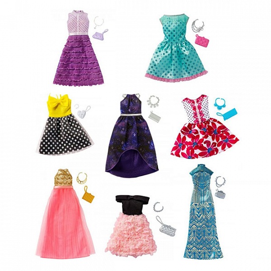 Набор универсальных платьев для Барби топ подарков на новый год