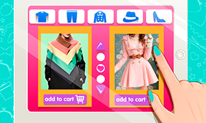 Игра для девочек: Онлайн шоппинг зимней одежды