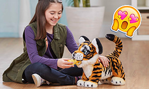 Новые интерактивные игрушки FurReal Friends: Медвежонок, щенок и тигр!