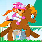 Игра для девочек: Скачки на милой лошади