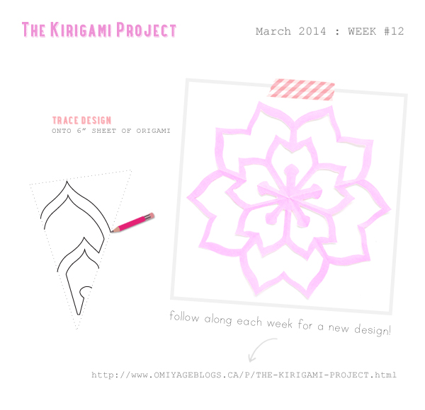 Киригами цветы простые схемы