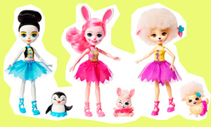Энчантималс: Куклы балерины - новый набор из трех кукол