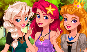 Игра для девочек: Косплей в стиле Дисней Принцесс