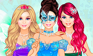 Игра Сказочная Одевалка: Фея, Принцесса и Русалка