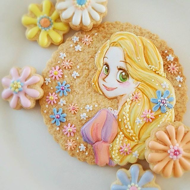 Красивое печенье с принцессами и не только