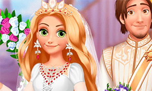 Игра: Свадьба Рапунцель в средневековом стиле