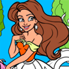 Игра для девочек: Онлайн раскраска и мейкер раскрасок с принцессами