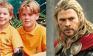 Актеры из "Мстителей" в детстве и сейчас