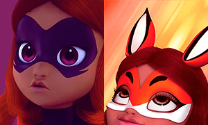 Аватарки с Алей в трёх разных образах, включая Рену Руж и Леди Вайфай