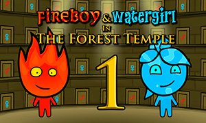 Мобильная версия игры "Огонь и Вода в лесном храме"
