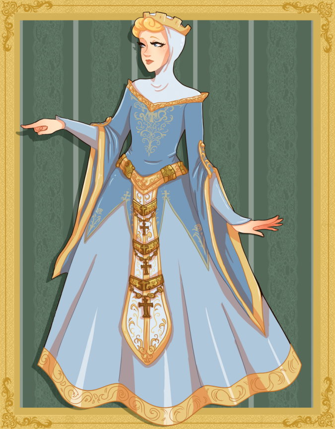 Дисней Принцессы в исторических нарядах