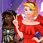 Игра для девочек: Одевалка на Хэллоуин инста девчонок