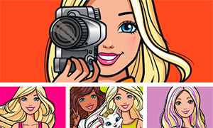 Новые стильные аватарки с артами Барби