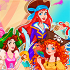Игра: Пиратские наряды для Ариэль, Мериды и Белль на Хэллоуин