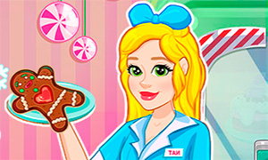 Игра для девочек: Магазин зимних сладостей