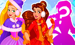 Игра: Создай свой новогодний наряд для любой из 14 Дисней Принцесс!