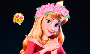 Королева сна - принцесса Аврора в мультфильме "Ральф против интернета"