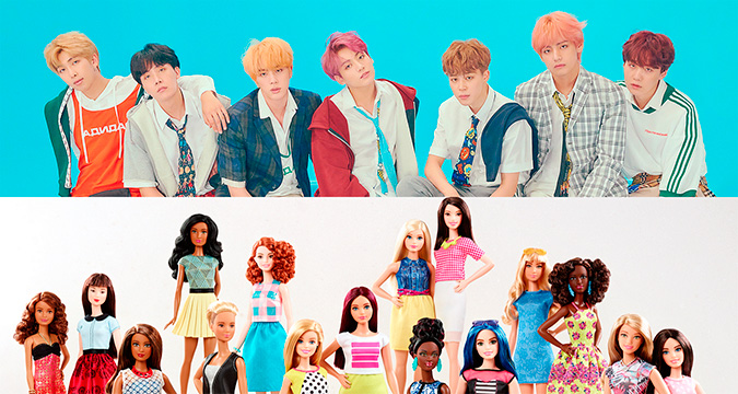 Mattel выпустит куклы и фигурки с участниками группы BTS