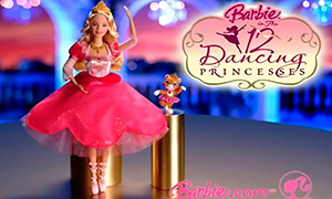 Реклама кукол Барби, выпущенных по мультфильмам с 2000 по 2017 год